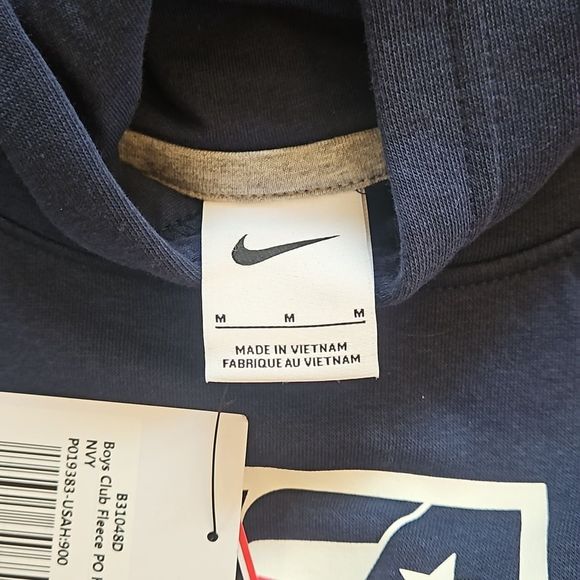 Nike Hoodie Pull Over Sweatshirt Blue Navy Red White USA Hockey Youth Boys Girls - Picture 5 of 9